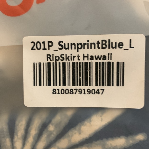 Ripskirt Hawaii Length 2 Skirt - Sunprint Blue - Picture 5 of 6